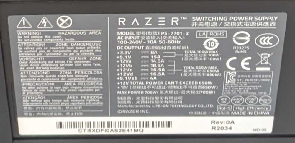 Razer Core X Chroma - Carcasa eGPU