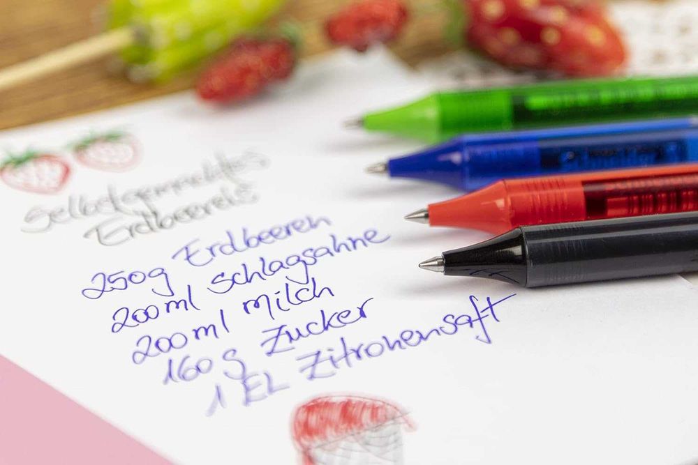 Schneider Fave Click-Top Гел химикалка, черно мастило 10бр за 16.90