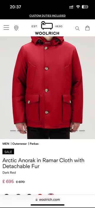 Geaca woolrich iarna