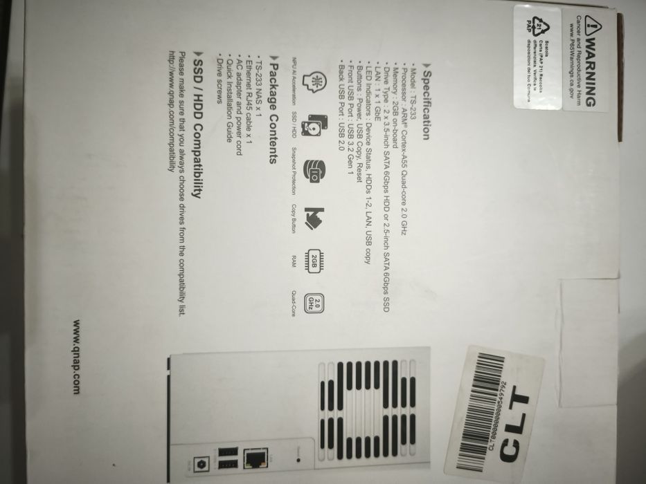 NAS  QNAP Ts-233