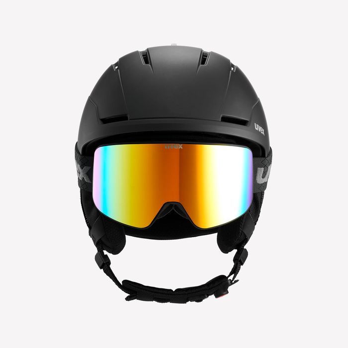 Set cască + ochelari schi Uvex Negru - produs resigilat Decathlon