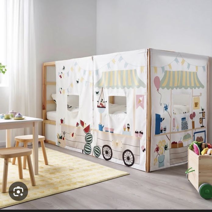 Perdele ikea pat copii