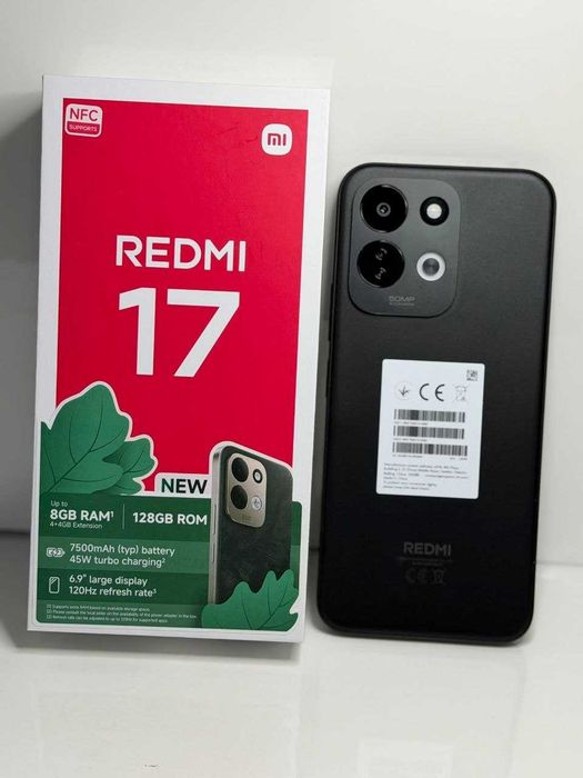 Telefon Xiaomi Redmi 17 Black 4GB 128GB [#141963#]