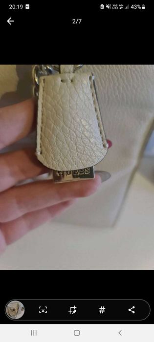 Оригинална чанта носена само  веднъж на марка guess