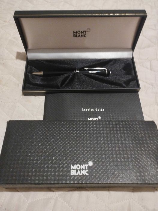 Колекционерска химикалка/ново/ Mont Blanc Meister Stück - платина