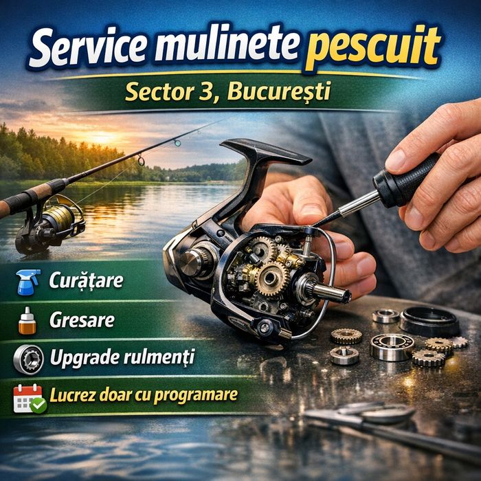 Întreținere / mentenanță Okuma, Shimano, Daiwa, etc