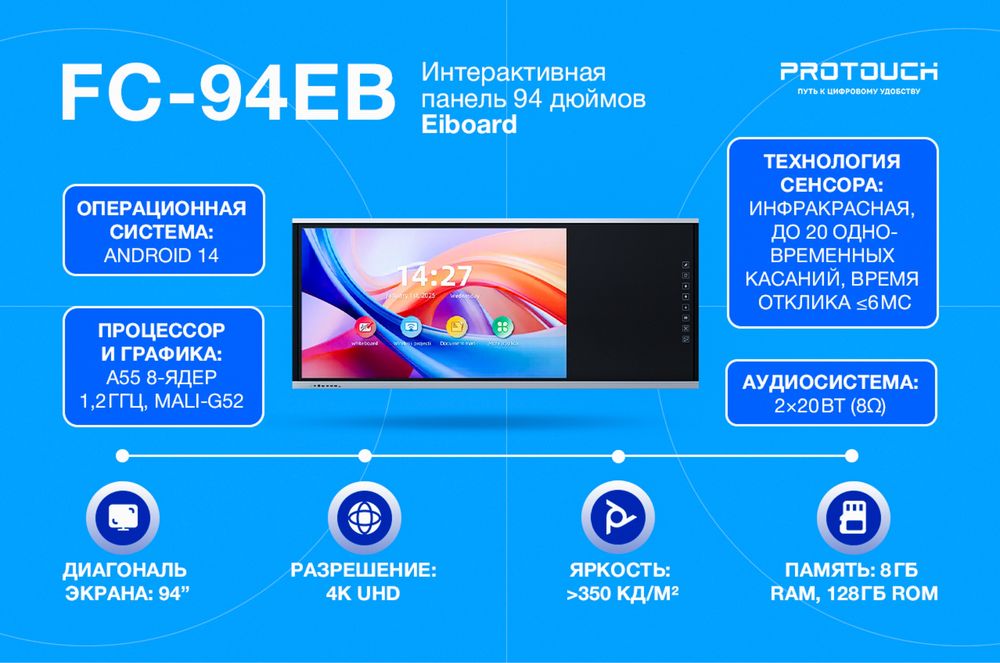 Интерактивная панель Eiboard FC-94EB 94
