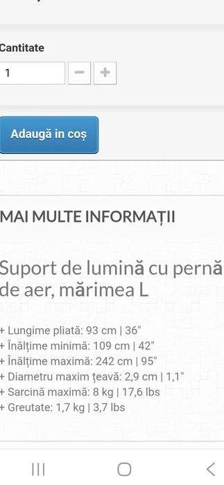 Suport pentru lumina