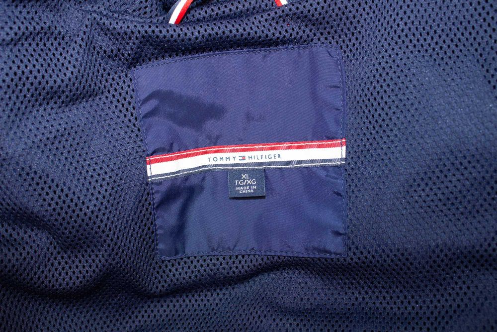 Tommy Hilfiger Оригинално дамско яке тъмносиньо Windbreaker Ветровка XL