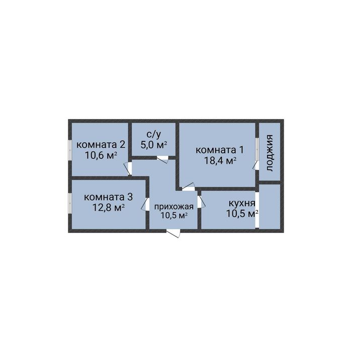 3-комн.кв.ул.пл. в центре