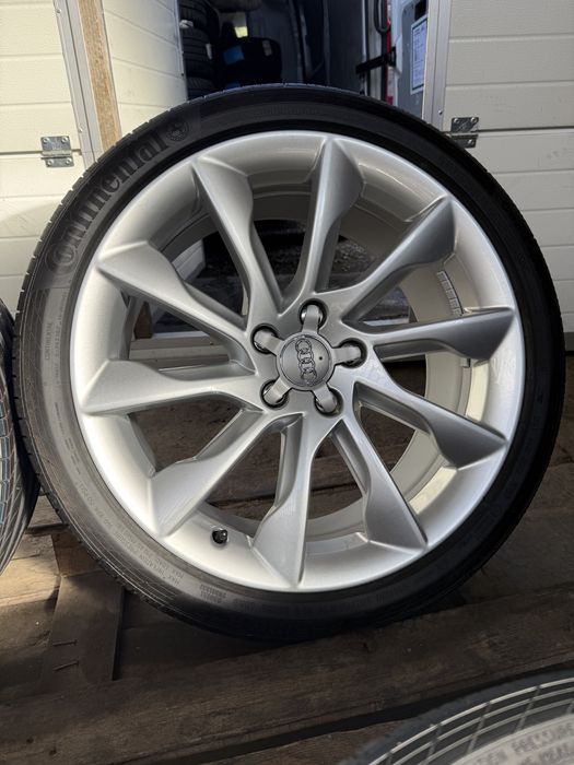 Jante NOI originale Audi A5/S5 A6/S6 cu anvelope vara noi Continental 255/35 R19