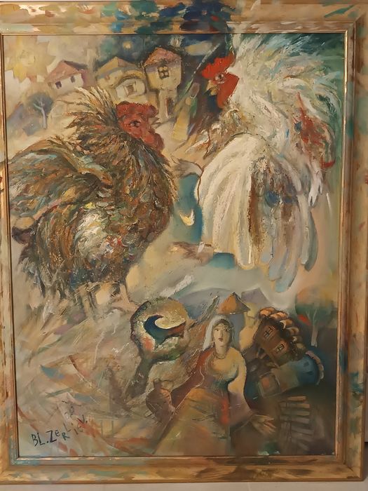 Колекция 3 картини с петли на Благовест Зерлиев и други на млади автор