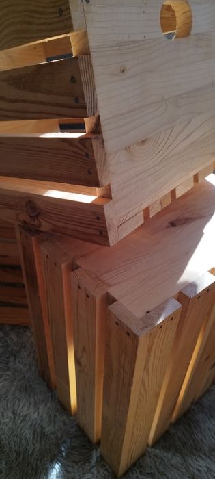 3 бр. Декоративни Дървени Щайги