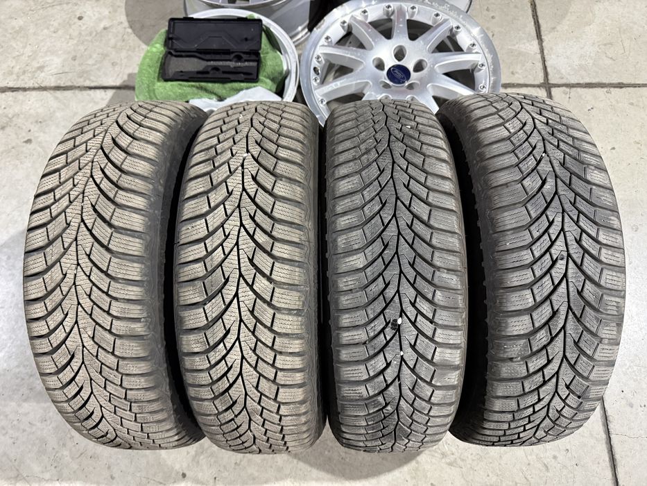 4бр. ОТЛИЧНИ Зимни Гуми 195/65R/15-CONTINENTAL-DOT:2225+4323*8.5м+6.8м