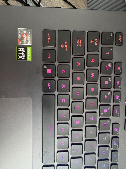 Asus Rog strix g15, 3070ti 8GB, Ryzen 9