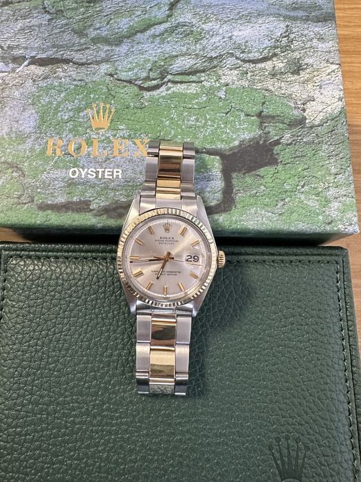 ceas Rolex DateJust 36mm aur/otel