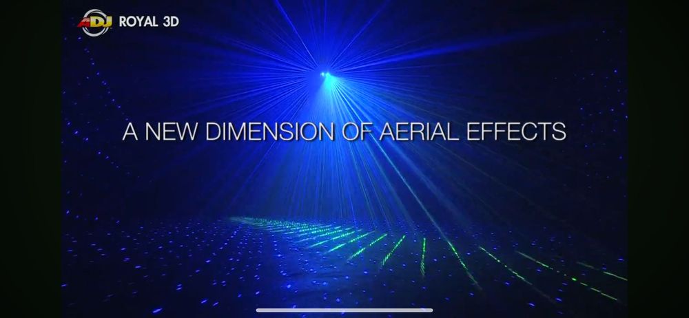 Оборудване за лазерно осветление  Adj Royal 3D