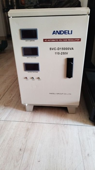 Стабилизатор ANDELI SDW - 15.000 VA навесной 110/250V