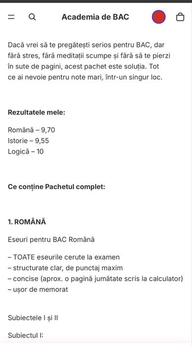 bac istorie romana logica