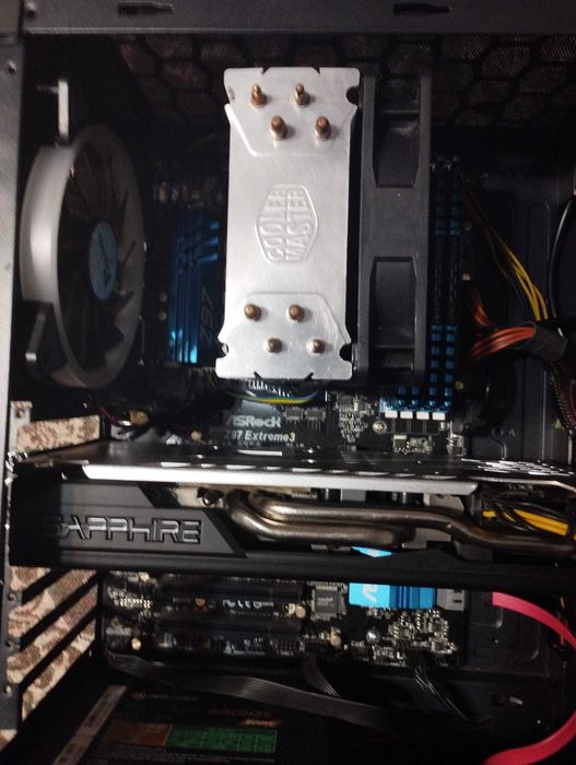 KIT CPU i7 4790k, COOLER MASTER, MB, 16gb DDR3 + RX 570 8GB