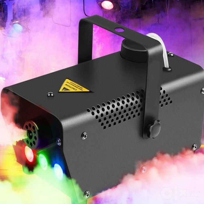 Компактная дымовая машина мощностью 600 ВТ с RGB/RGBW подсветкой