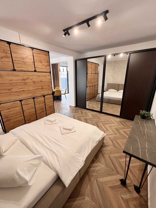Regim hotelier apartament cu 2 camere 60mp cu curte privata in Pipera!