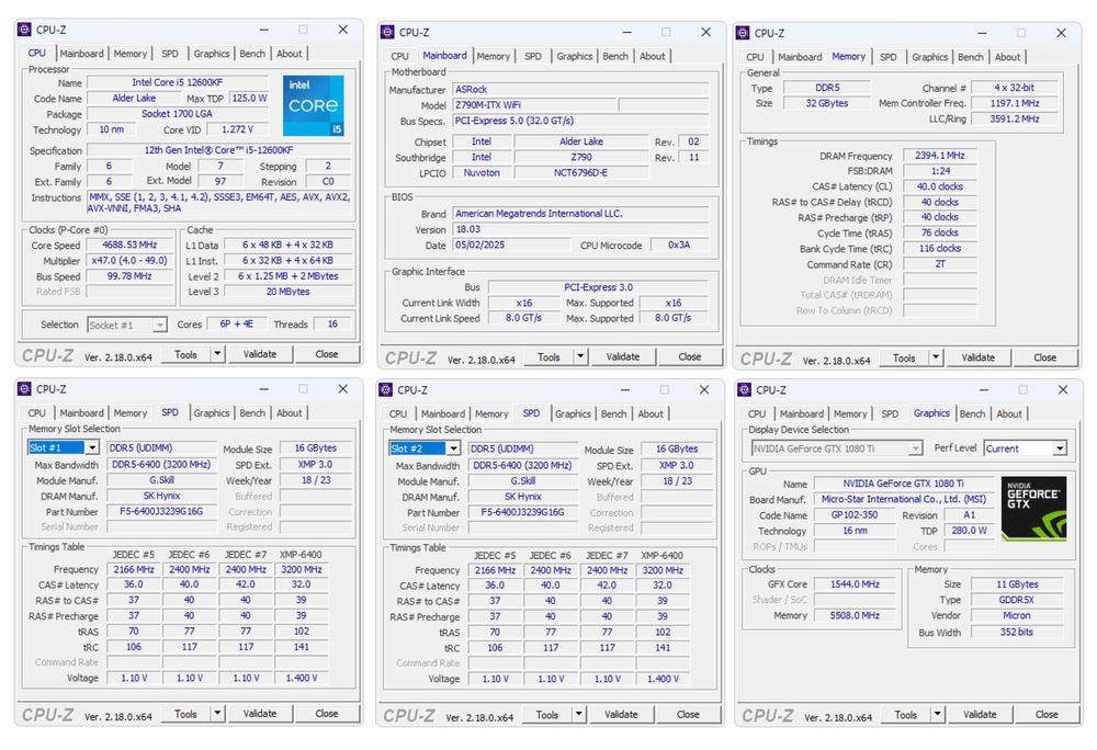 PC compact - i5 12600KF, GTX1080 Ti, 32GB RAM DDR5, 1TB+512GB SSD M.2