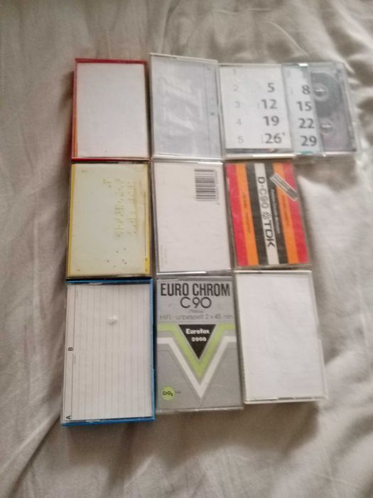 10 броя любителски аудио касети