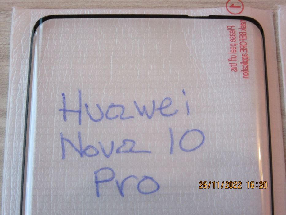 Huawei Nova 10 / Nova 10 Pro  / 3D ЦЯЛО ЛЕПИЛО Стъклен протектор