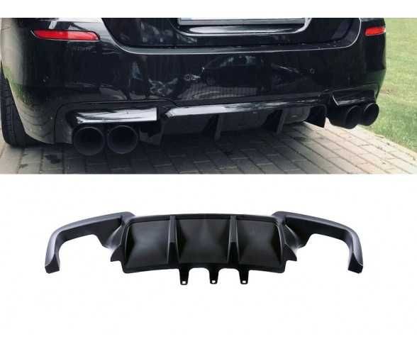Difuzor M5 Competition Prelungire Bara Spate M BMW F10 F11, Negru Luci