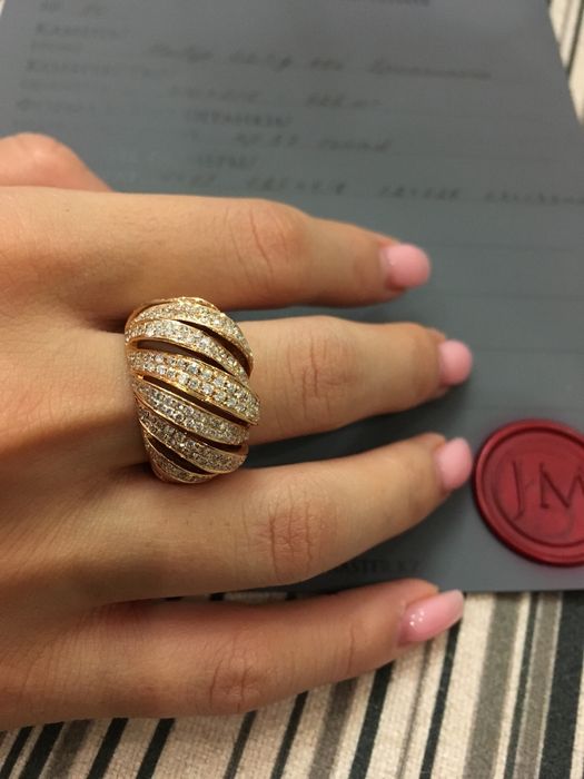 Брилианты кольцо серьги комплект