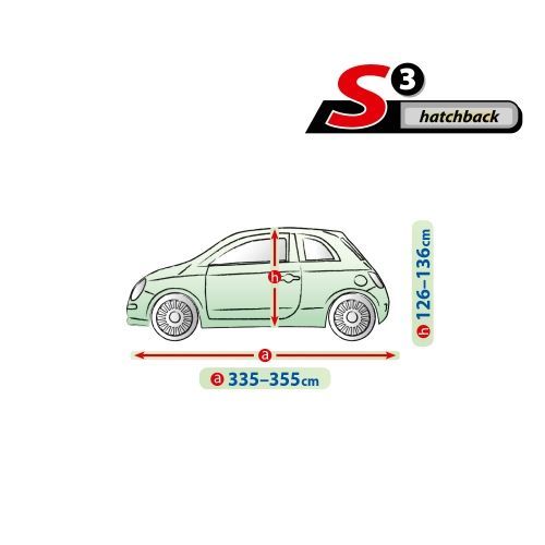 Prelata auto, husa exterioara Mobile Garage S3 Hatchback 335-355cm
