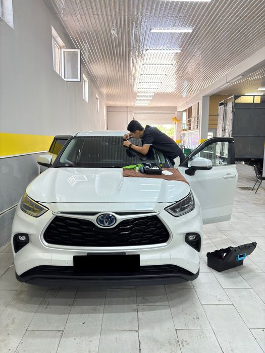 Ремонт лобовых стекол, трещина скол