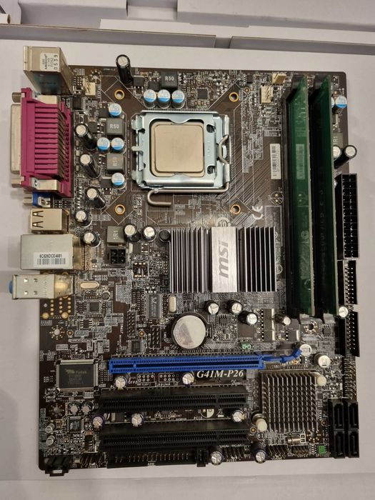 Placa de baza MSI G41M-P26  procesor Intel E5700 3.00GHz ram DDR3 2x2Gb KINGMAX