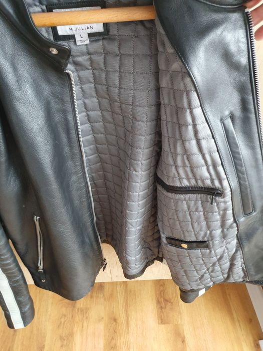 Geaca moto M.JULIAN Wilsons leather negru .