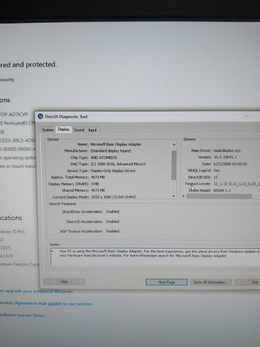 Vand calculator PC , Intel G4400 , 8GB RAM DDR4 , Amd RADEON R7 200