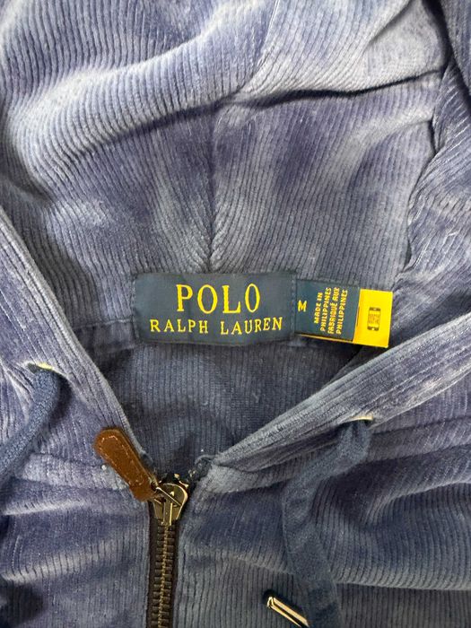 Polo Ralph Lauren Knit Corduroy Full-Zip Hoodie''оригинален мъжки суич