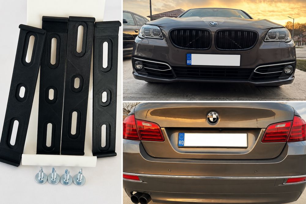 Suporti Slim pentru Numar Auto – Set 4 bucati – Doar 30 RON