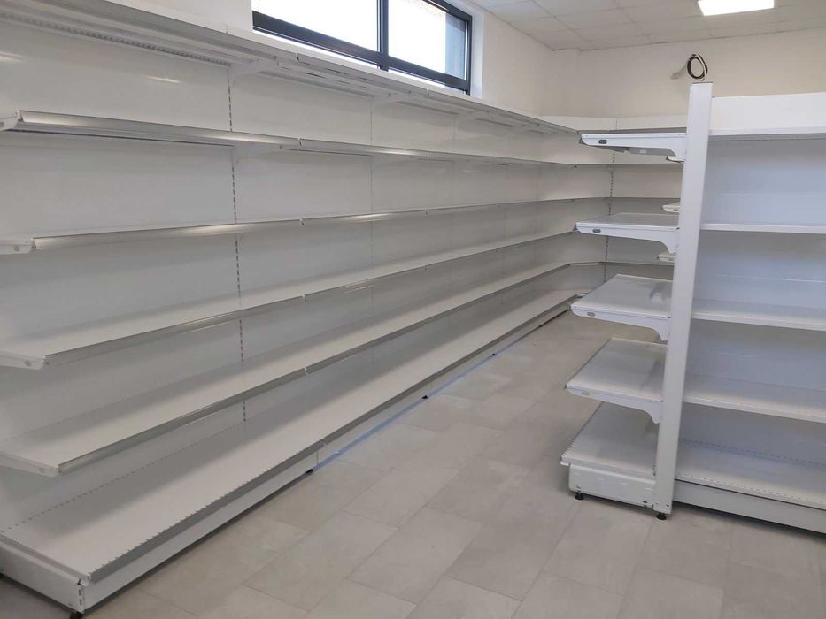 Магазинен стелаж, рафт, метални стелажи, професионално оборудване