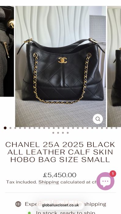 Chanel 25a дамска чанта Hobo
