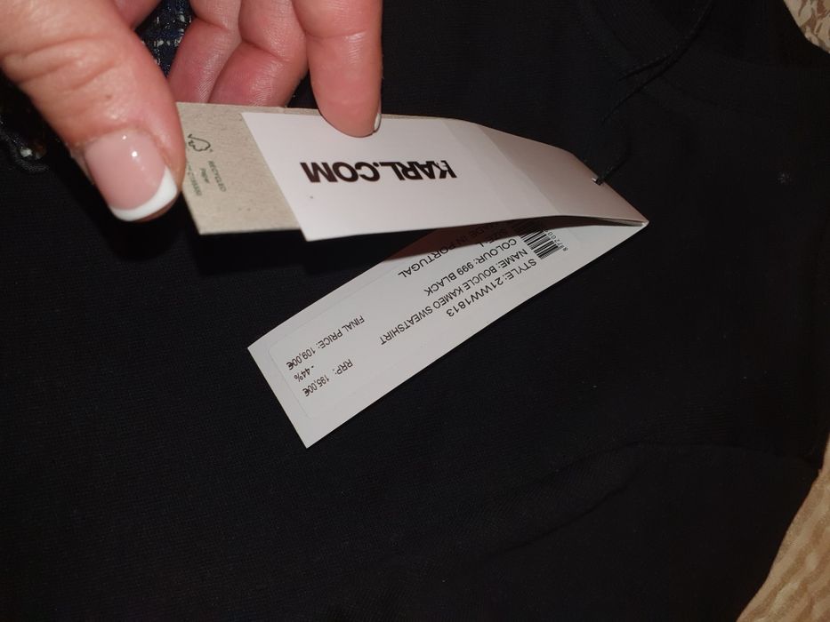 Karl Lagerfeld  Худи ,ватирана блуза