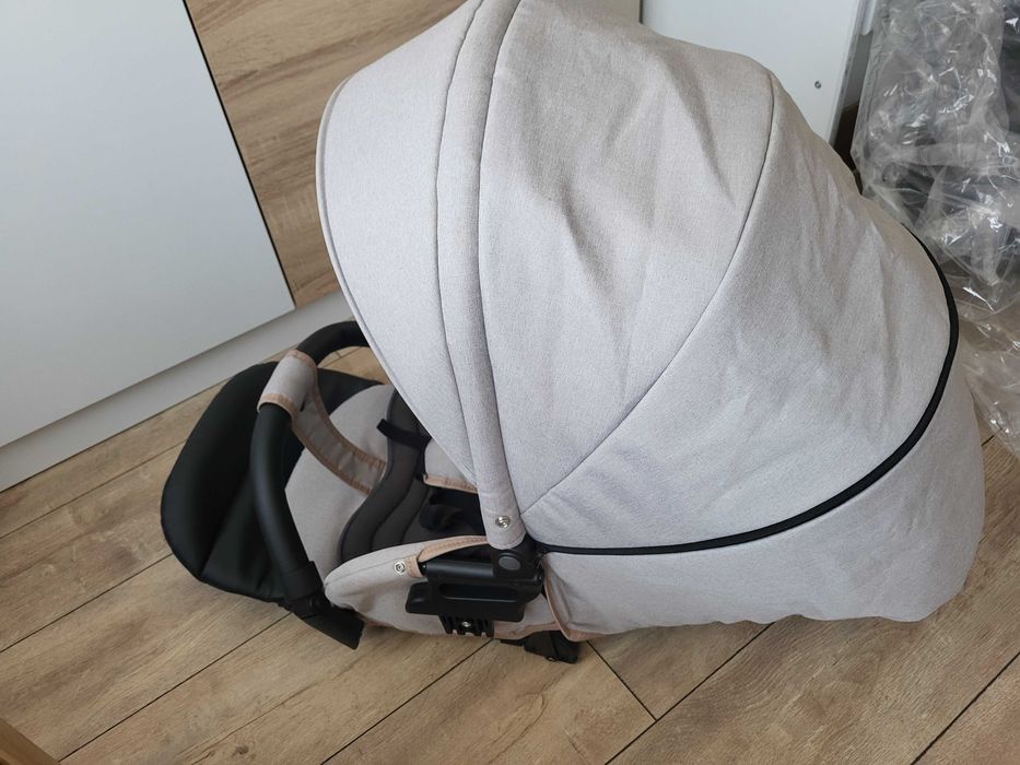 Детска комбинирана количка 3 в 1 Buba - Zaza, Cream