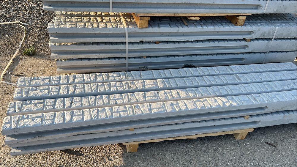 Garduri placi beton si stalpi prefabricate