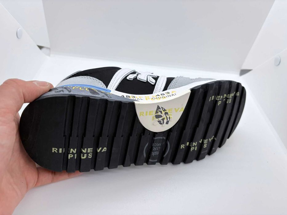 Adidasi Premiata Negru-Gri Sneakers
