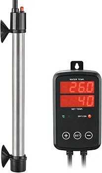 НОВ титаниев нагревател за аквариум Weipro 300wt от 250 до 350 литра