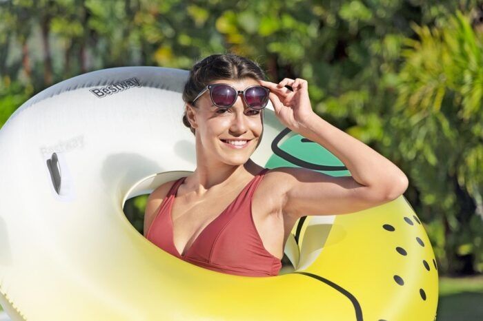 Надуваем пояс Bestway Fresh Squeezed Lemon, 114 см, PVC, жълт, за деца