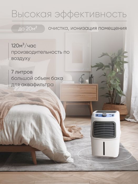 Увлажнитель очиститель воздуха "Fanline Aqua VE180