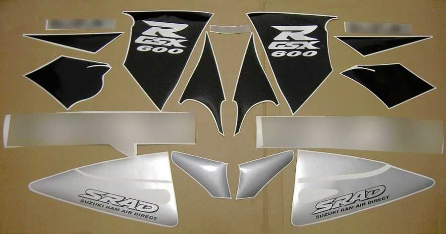 Стикери Сузуки GSXR 600 Srad 1996г.-1999г. лепенки Suzuki срад 1997