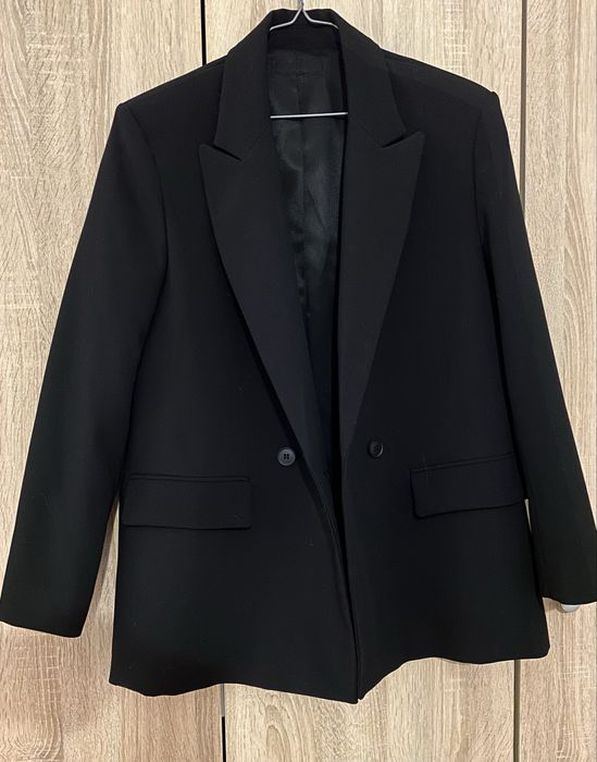 Черно Oversized сако от Zara (чисто ново)