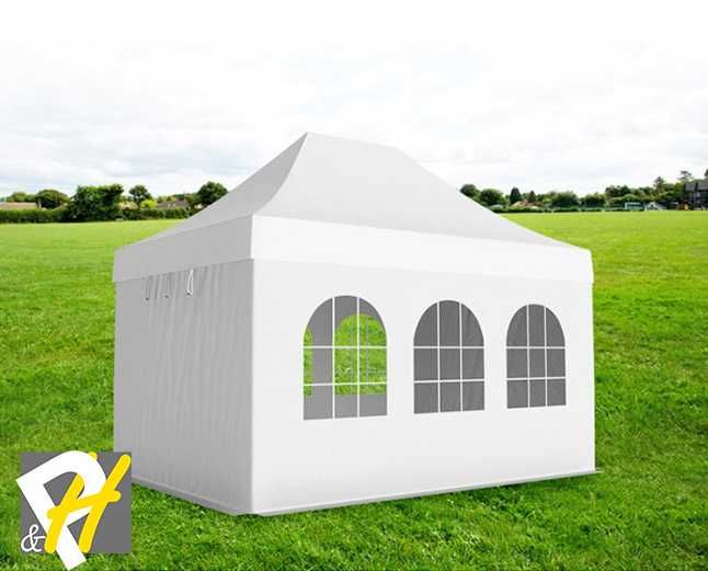 Алуминиеви шатри хармоника 3х3, 3х4.5, 3х6 - Professional, PVC 620гр/м